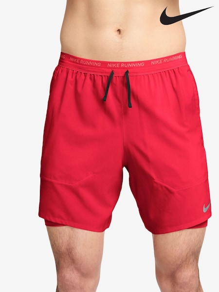 Nike Red Dri-FIT Stride 7 Inch 2-In-1 Running Shorts (AP2752) | €78