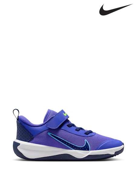 Nike University Blue/White Junior Omni Court Trainers (AP2958) | €44