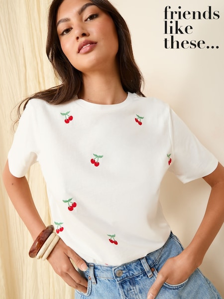 Friends Like These Crew Neck 100% Cotton Easy T-Shirt (AP2959) | ‏128 د.إ.‏