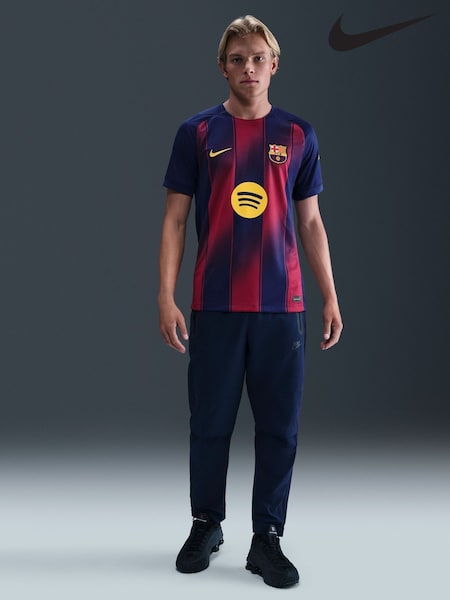 Nike Blue FC Barcelona 2025/26 Stadium Home Football Shirt (AP3137) | €120