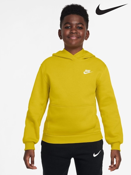 Citron Yellow - Nike Club Fleece Pullover Hoodie (AP3239) | 54 €