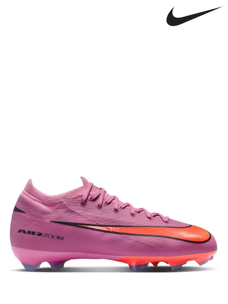 Nike Pink Mercurial Vapor 16 Pro Firm Ground Low Football Boots (AP3274) | €140