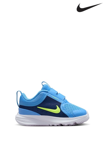 Nike University Blue Volt Infant Star Runner 5 Trainers (AP3411) | €37