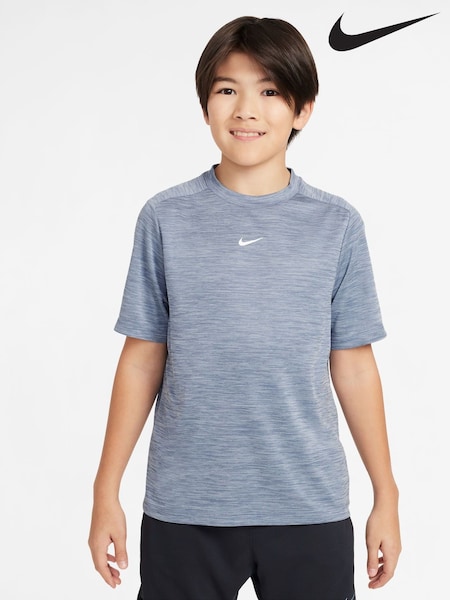 Nike World Indigo Blue Dri-FIT Short Sleeve T-Shirt (AP3455) | €25