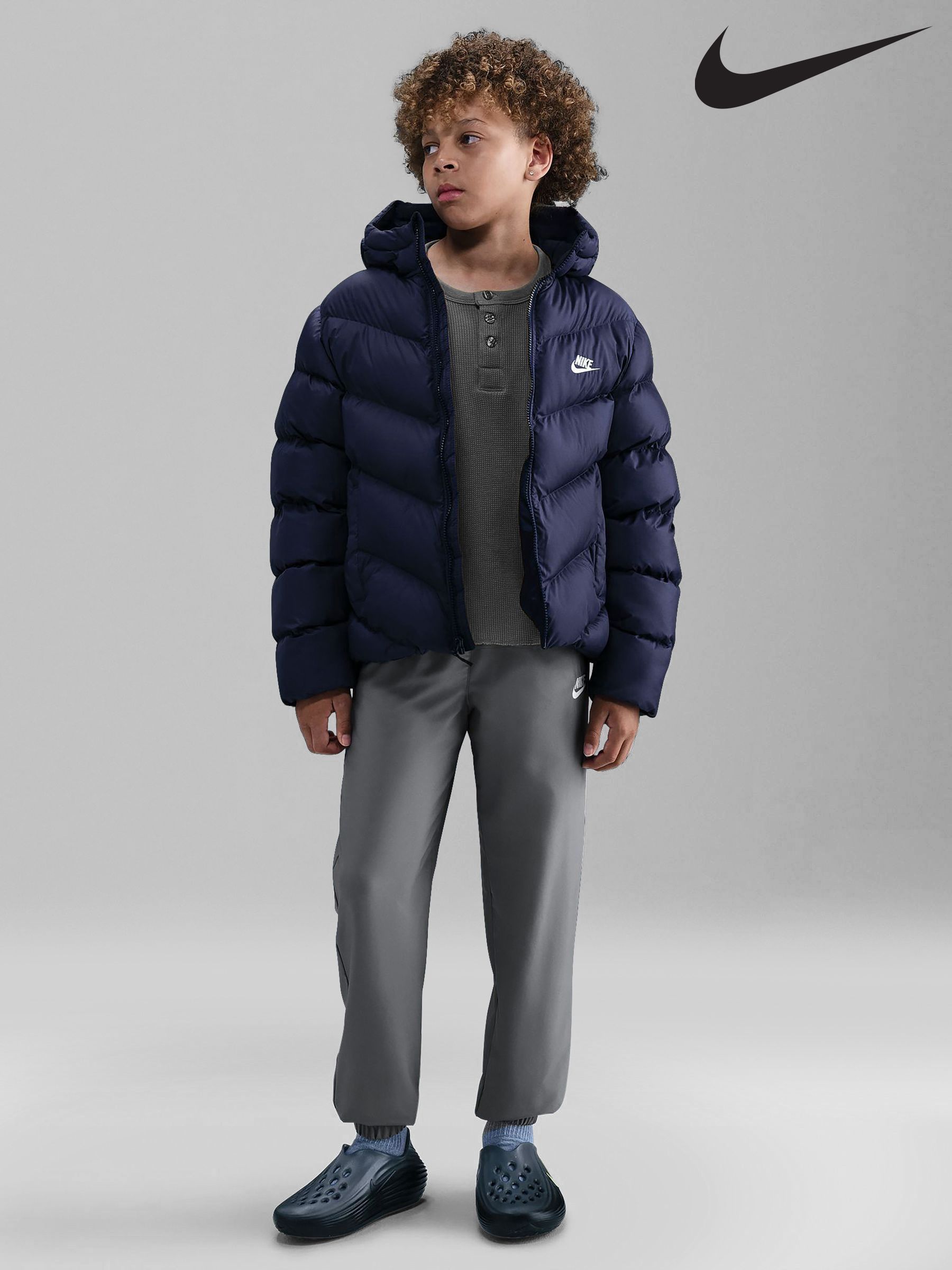 nike short sleeve puffer jacket