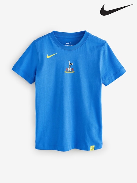 Nike Blue Tottenham Hotspur FC Total 90 Graphic Print T-Shirt (AP3658) | €29