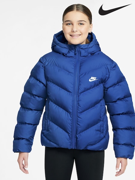 Albastru regal - Jachetă căptuşită Nike (AP3673) | 521 LEI