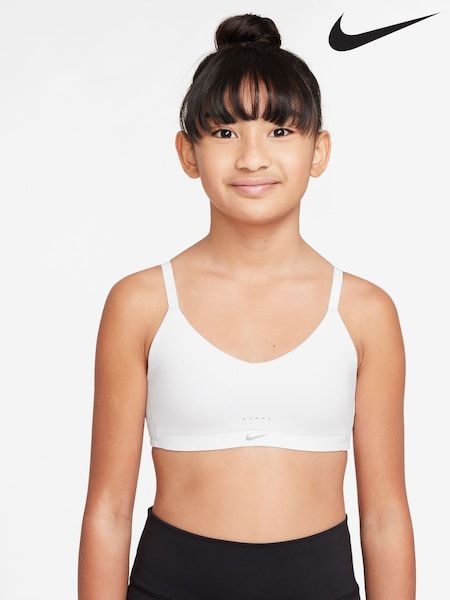 Nike White Alate Sports Bra (AP3707) | €42