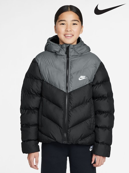 Negru - Nike Colour Block Puffer Jacket (AP3773) | 559 LEI
