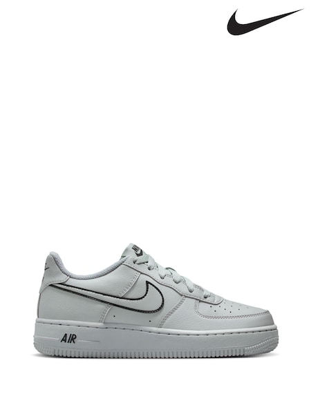 Nike Off White/Black Youth Air Force 1 Trainers (AP3790) | €106