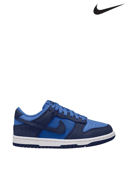 Nike Comet Blue/Midnight Navy Youth Dunk Low Trainers (AP3841) | €106