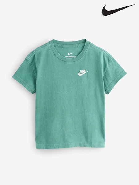 Nike Bicoastal Green Club Wash Effect T-Shirt (AP3870) | €29