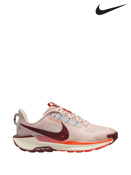 Nike Dark Team Red and Hyper Crimson Youth Pegasus Trail 5 Running Trainers (AP3895) | € 133