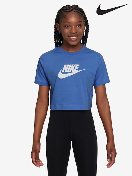 Nike Comet Blue Cropped T-Shirt (AP3935) | €25