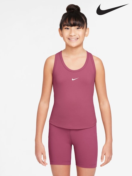 Nike Beet Pink One Dri-FIT Tank Vest Top (AP3939) | €29