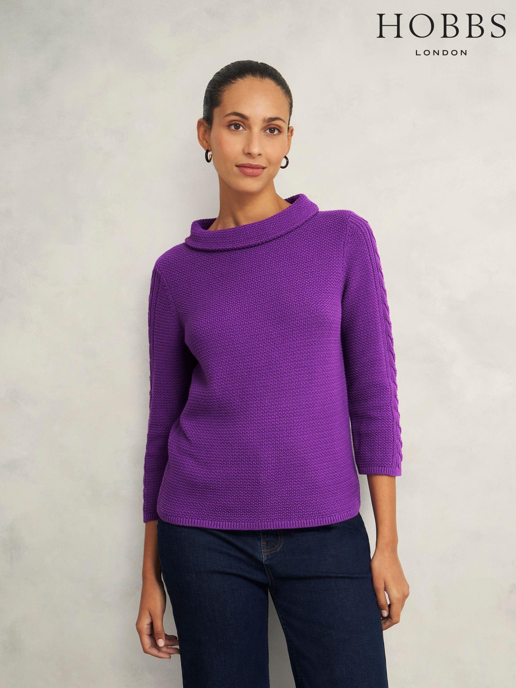 ホブズ HOBBS DARLA JUMPER （VIBRANT PURPLE） Amazon.com: Rock N Roll Girl Purple Darla Zip Hoodie