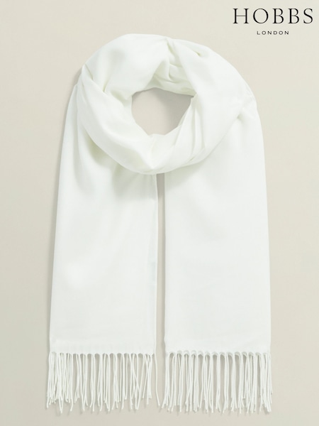 Hobbs Cream Matilda Scarf (AP3969) | €62