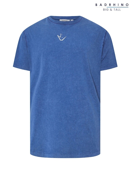 BadRhino Big & Tall Blue IronRhino Barbell Club 100% Cotton T-Shirt (AP3981) | €51