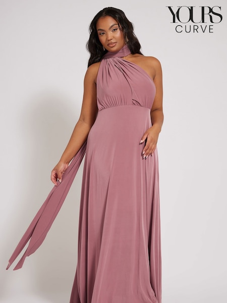 Vaaleanpunainen - Yours Curve London Multiway Maxi Dress (AP3991) | €110