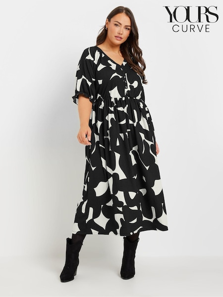 Yours Curve Black Midaxi Dress (AP4011) | €47