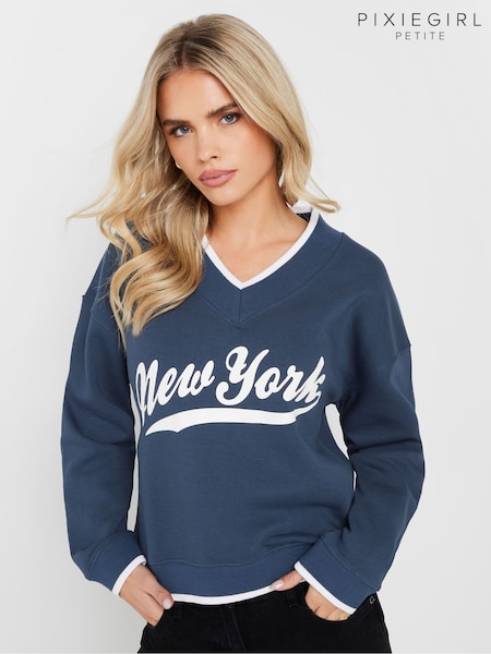 PixieGirl Petite Brooklyn Rugby Sweatshirt (AP4054) | €46