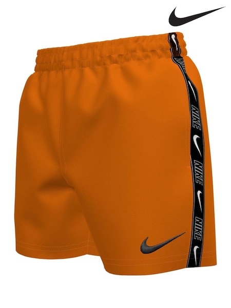 Oranžna - Nike Swim Logo Tape 4 Inch Volley Shorts (AP4125) | € 30