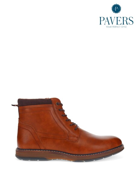 Pavers Patched Lace-up Boots (AP4489) | €63