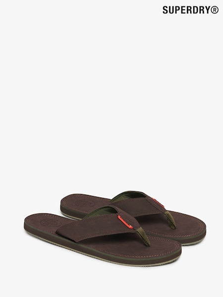 חום - Superdry Premium Sandals (AP4543) | ‏116‏₪