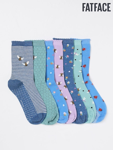 FatFace 7 Pairs of Bug Socks (AP4593) | ‏163 د.إ.‏