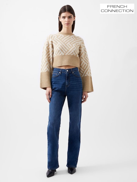 French Connection Blue Toms Denim Bleach Line Jeans (AP4704) | €99