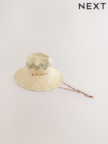 Straw Drop Brim Western Hat (AP5257) | €29