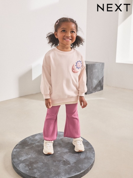 Pink Stars Long Sleeve Top and Flare Set (3mths-7yrs) (AP5627) | AZN 32 - AZN 42