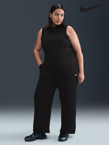 Nike Cannon Blue Curve Phoenix Fleece Wide Leg Joggers (AP5646) | €69