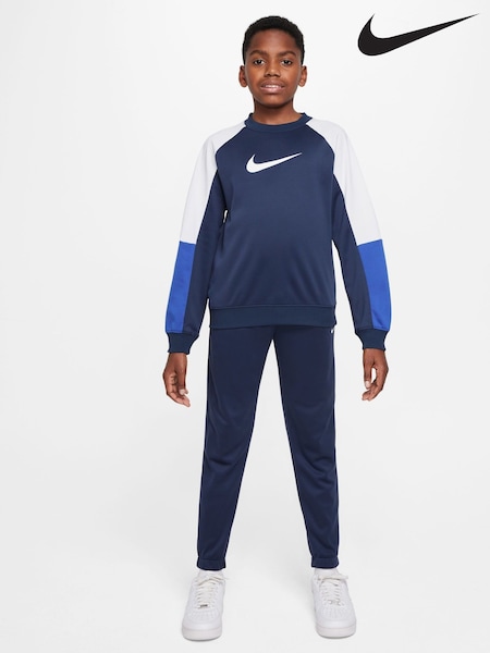 Nike Midnight Navy Dri-FIT Poly Crew Tracksuit (AP5680) | €69