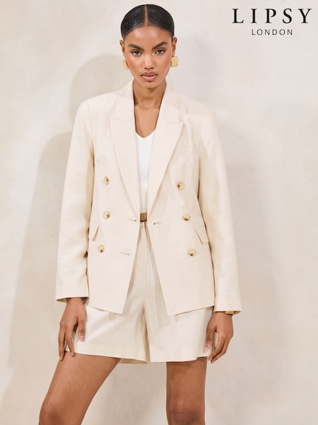 Lipsy Natural Double Breasted Blazer (AP5687) | 4,206 UAH