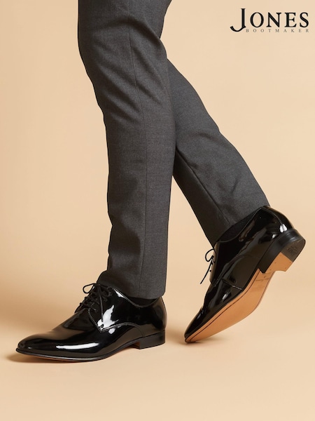 Jones Bootmaker Rake Leather Black Loafers (AP5708) | 594 QAR