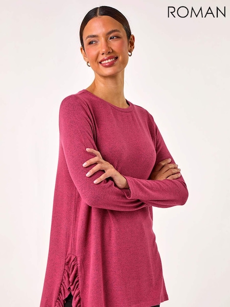 Rosa - Roman Soft Touch Side Ruffle Top (AP6026) | 59 €