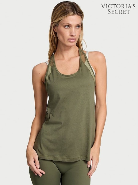 Victoria's Secret Desert Cactus Green Racerback Mesh Tank Top (AP6181) | €33