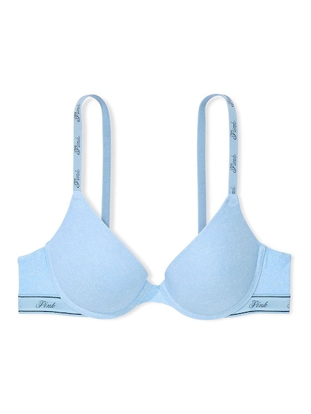 Victoria's Secret PINK Light Blue Denim Print Push Up Bra (AP6182) | €33