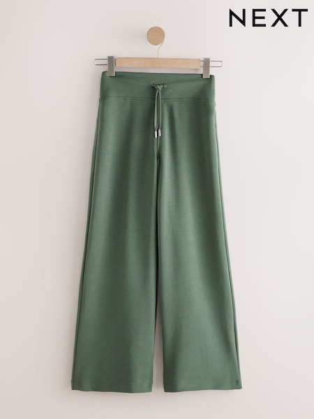 Sage Green Active Modal Supersoft Wide Leg Trousers (AP6563) | R$ 295
