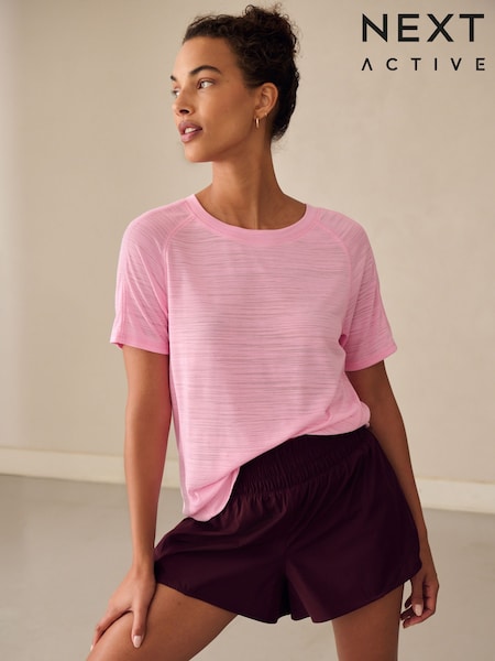 Rosa - Active Crew Neck Lightweight Short Sleeve T-Shirt (AP6573) | 23 €