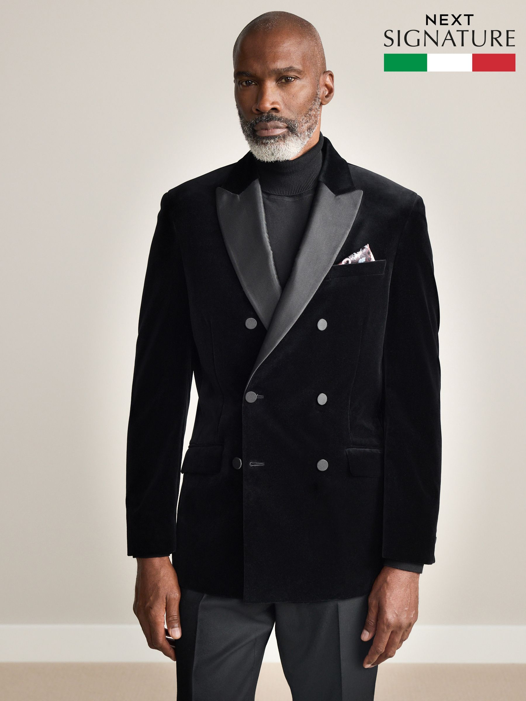 Buy Men's Black Double Breasted Occasionwear Online | Next Brazil