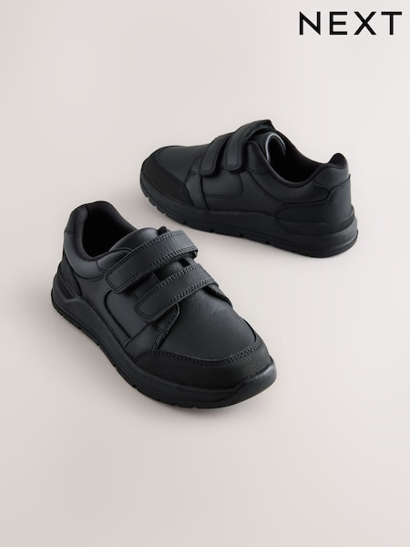 أسود - Leather Touch Fastening School Shoes (AP6847) | ‏132 د.إ.‏ - ‏ 163‏ د.إ.