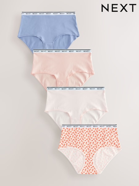 Ditsy Blomstrete  - Logo Knickers 4 Pakke (AP6907) | kr242