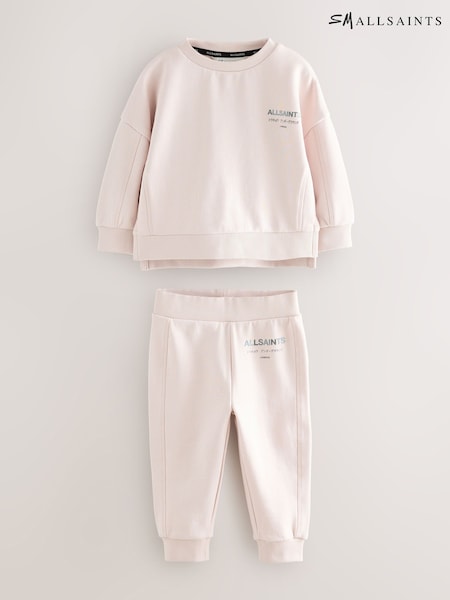 smALLSAINTS Light Pink Underground Oversized Younger Girls Sweatshirt and Joggers Set (AP6961) | €45 - €48