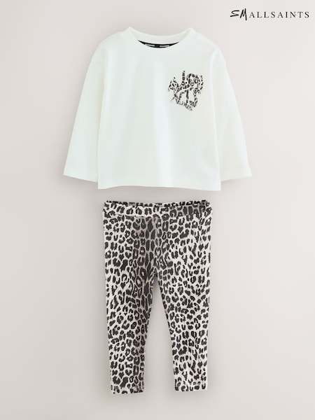 smALLSAINTS Orlando Long Sleeve T-Shirt and Leggings Younger Girls Set (AP6977) | 223 LEI - 238 LEI