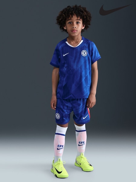Nike Blue Chelsea FC 2025/26 Little Kids Stadium Home Kit (AP6980) | €73