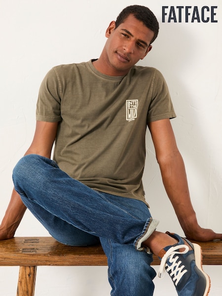 FatFace Into The Wild Graphic Tshirt (AP6986) | R$ 275