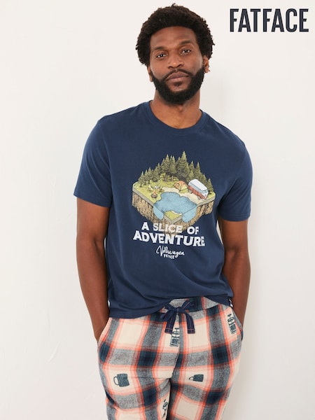FatFace Navy VW Slice Graphic T-Shirt (AP6998) | 146 QAR
