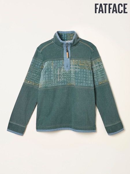 FatFace Emerald Green Blanket Airlie Sweat (AP7030) | €92